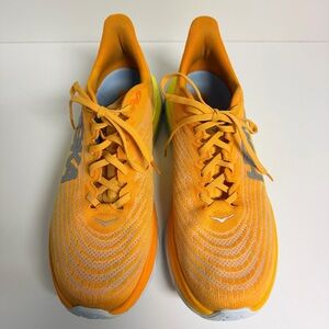 Hoka One One Men's Mach 5 1127893 Orange Yellow Running Shoes Sneakers 10.5 D